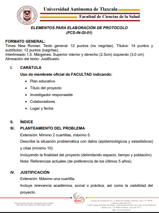 FCS-IN-GI-01 Elementos para la elaboracionn de protocolo de investigacion